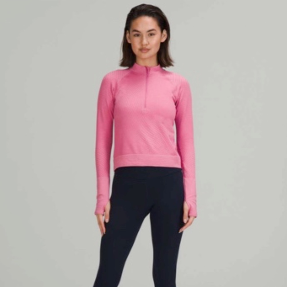 Lululemon Rest Less Cropped Half-Zip